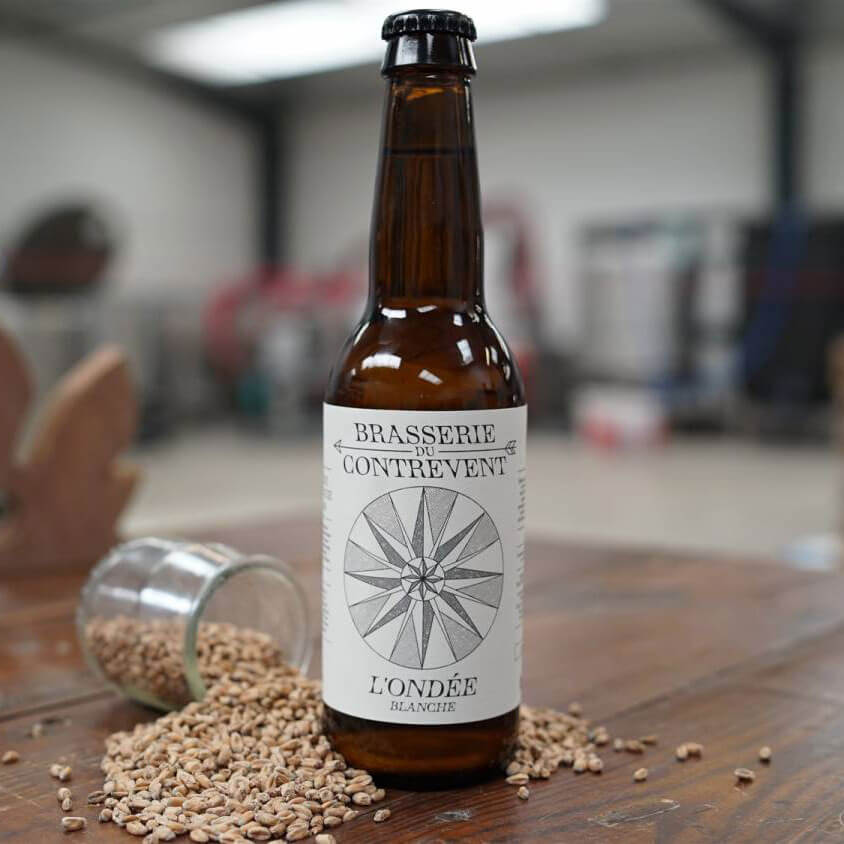 L'"Ondée" bière blanche - Brasserie Artisanale du Contrevent