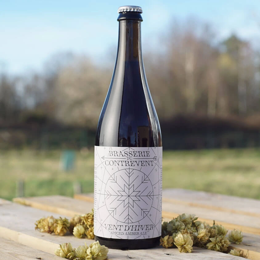 "Vent d'Hiver" bière spiced amber ale - Brasserie Artisanale du Contrevent