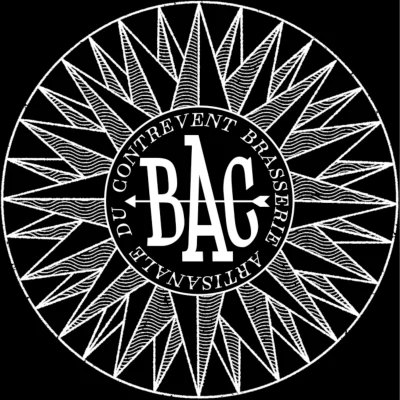 logo blanc fond noir - Brasserie Artisanale du Contrevent